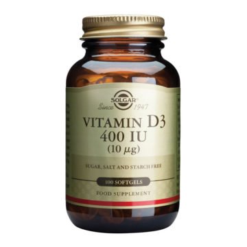 Solgar Vitamin D3, 100 mehkih kapsul