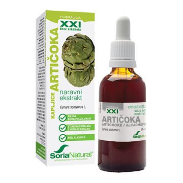 Soria Natural Artičoka kapljice, 50 ml