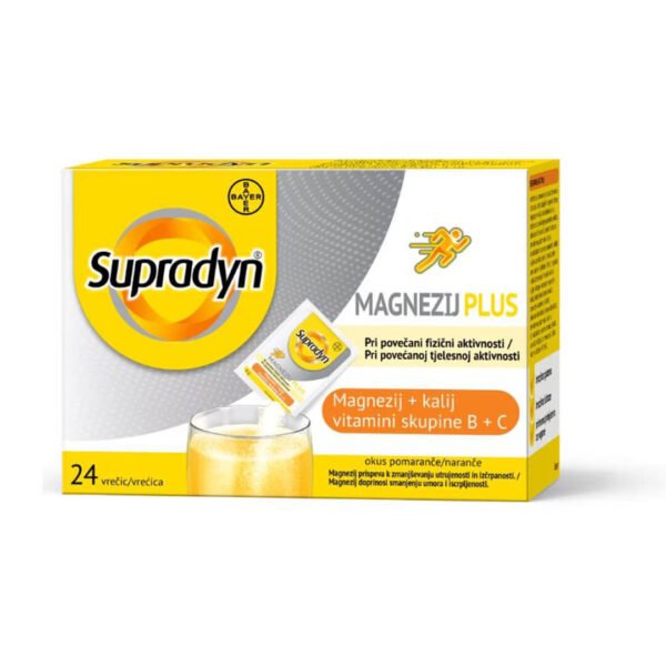 Supradyn Magnezij Plus zrnca, 24 vrečk