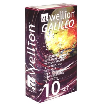 Wellion Galileo merilni lističi za ketone, 10 lističev