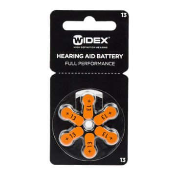 Widex baterije za slušni aparat tip 13 oranžne, 6 kom
